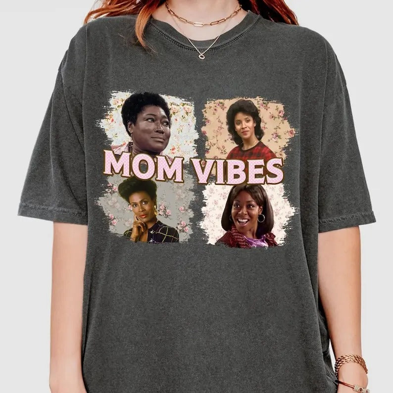 Vintage 90s Mom Vibes Shirt, Retro Funny Mom Shirt, Mom Life Tee, Mother's Day Gift Shirt, Cool Mom Tee