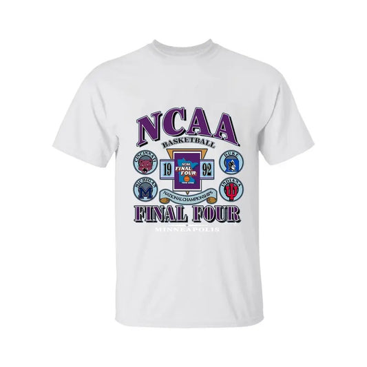 Vintage 90s NCAA Final Four T-Shirt Full Color, Full Size, Unisex T-Shirt, Gift For All