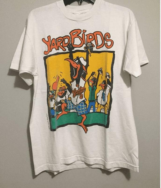 Vintage 90s Orioles Yard Birds Black T-ShirtT-SHIRT, UNISEX SHIRT, CREWNECK