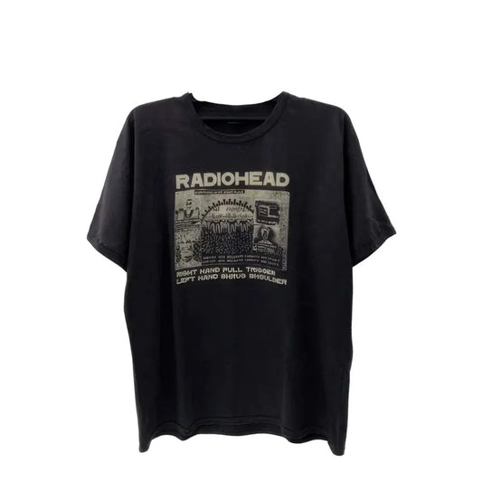 Vintage 90s Radiohead Band T-Shirt Rock Punk Collection