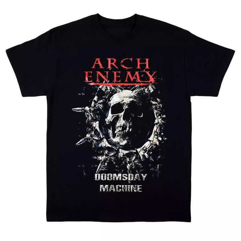Vintage ARCH ENEMY Band Heavy Cotton Black S-5XL ShirtT-SHIRT, UNISEX SHIRT, CREWNECK