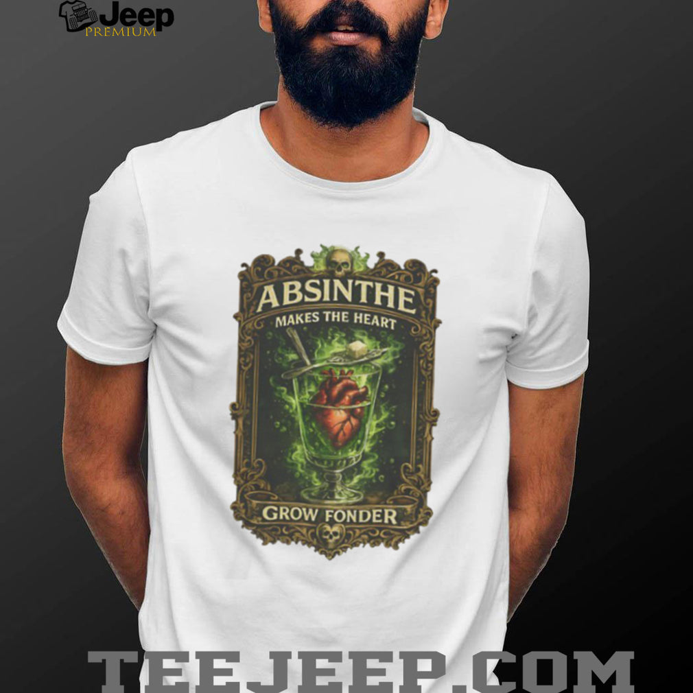 Vintage Absinthe “Makes The Heart Grow Fonder” Gothic Graphic T Shirt