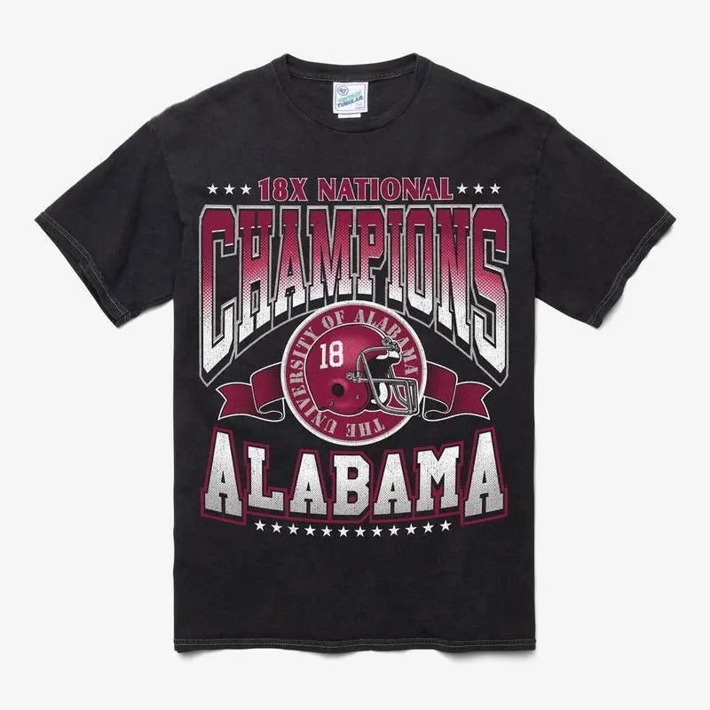 Vintage Alabama Crimson Tide Champs Locker T-Shirt Menswear Top