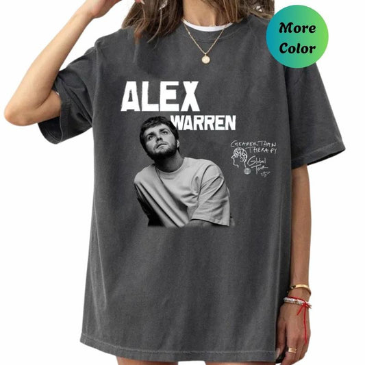 Vintage Alex Warren Concert Shirt, Alex Warren,  Gift For Fan, Unisex Sweatshirt,Cotton Casual Sweatshirt,Trendy shirt, Retro 90s Shirt