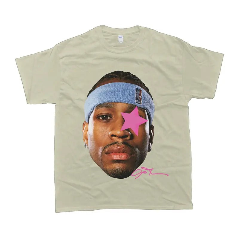 Vintage Allen Iverson Inspired Graphic Tshirt, Unisex Tshirt, Gift For Him, Gift For Her, Men's Tshirt, Women's Tshirt