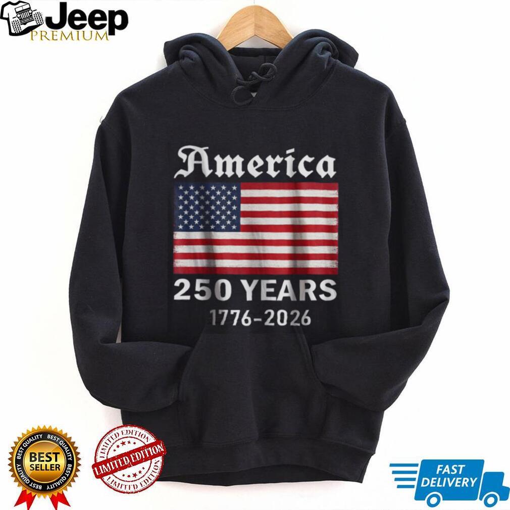 Vintage America 250 Years US Flag Semiquincentennial T Shirt