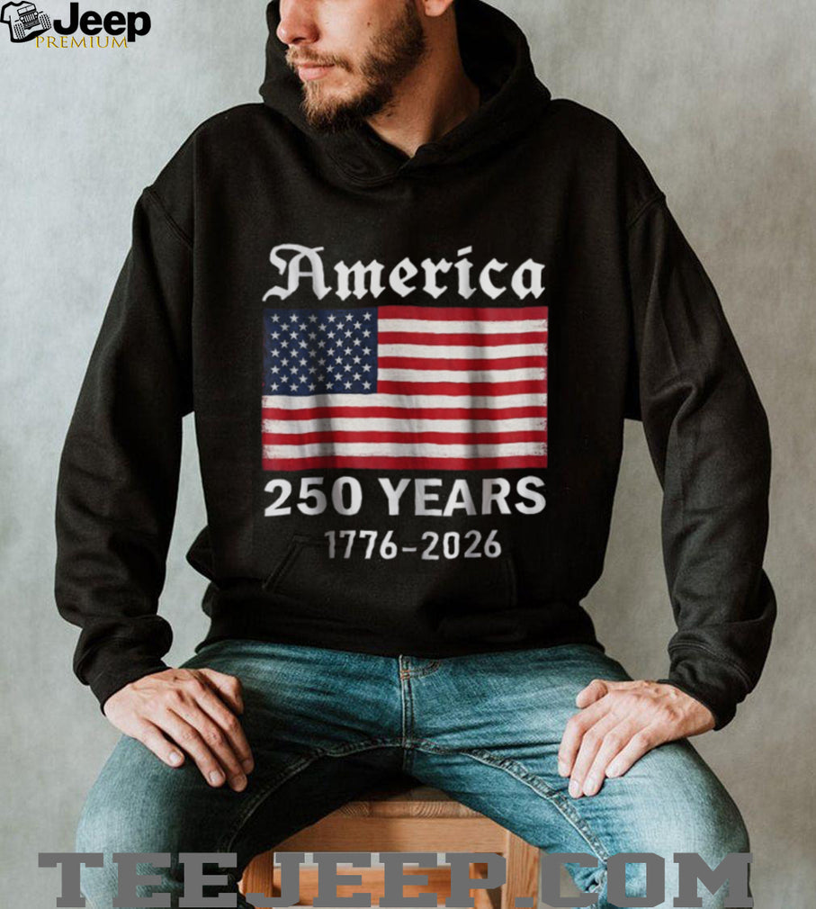 Vintage America 250 Years US Flag Semiquincentennial T Shirt