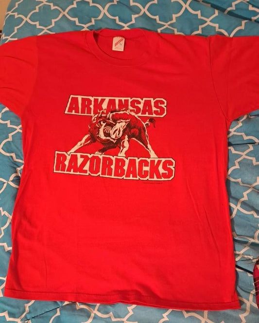 Vintage Arkansas Razorbacks Made In Usa JerzeesUnisex T-shirt Sweatshirt Hoodie 11 | WearSparks.com