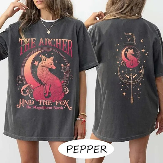 Vintage Ballad Of The Archer And The Fox Comfort Colors Shirt, Once Upon A Broken Heart Tee, The Archer And The Fox Womenswear Shirt, Fantasy Books Shirt