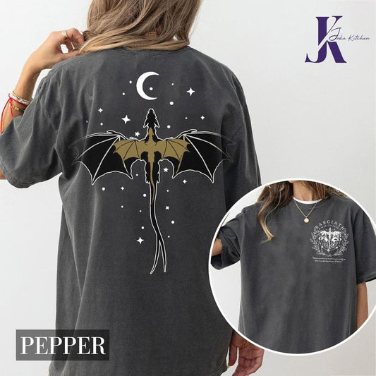 Vintage Basgiath War College Shirt, Fourth Wing Comfort Colors Shirt, Dragon Rider Violet Sorrengail, Bookish The Empyrean Series