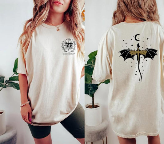 Vintage Basgiath War College Sweatshirt, Dragon Rider Violet Sorrengail Shirt, Fourth Wing Bookish Tee Shirt, Bookish The Empyrean Series Sweater, Dragon Rider Fly Or Die Shirt