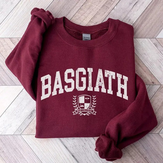Vintage Basgiath War College Sweatshirt, Fourth Wing , Violet Sorrengail, Bookish Sweatshirt, Xaden Riorson