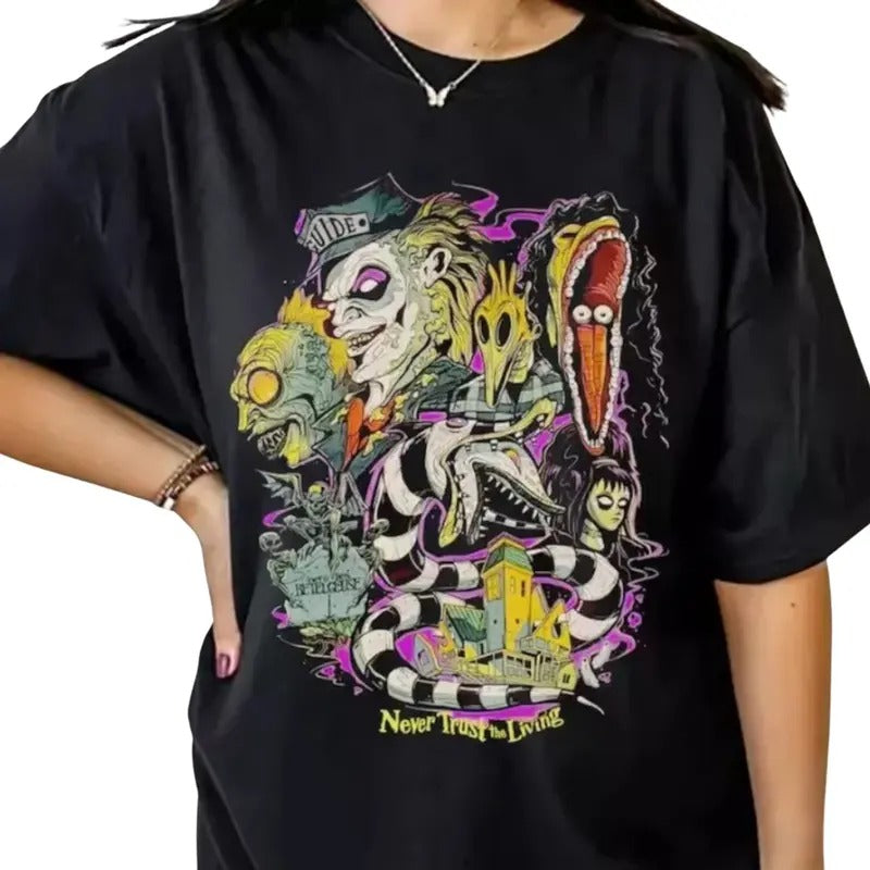 Vintage Beetlejuice T-Shirt, Beetlejuice Halloween Shirt, Horror Movie Shirt