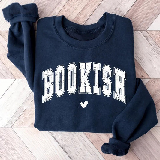Vintage Bookish Sweatshirt, Bookish Bookworm Sweatshirt, Bookish Sweater, Book Club sweatshirt, Book Gift Shirt, Book Lover Shirt, Book Nerd, Book Crewneck, Librarian Shirt