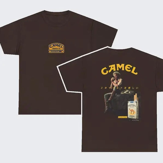 Vintage Camel Shirt, Classic Wild West Shirt, Camel Shirt, Graphic Printed Unisex Cotton Shirt, Cowboy  T-shirt, sweater and Hoodie 2 sides
