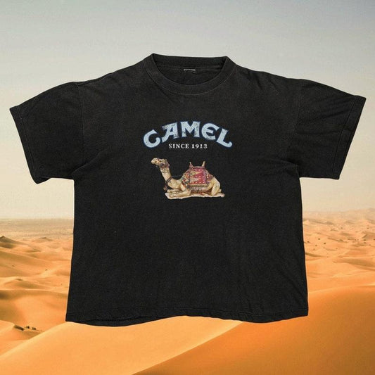 Vintage Camel Tshirt, old school, Y2k Vintage Graphic T-Shirt, Vintage 90s Style shirt, Washed Retro , Unisex smoking 2000s Graphic Shirt  Cotton