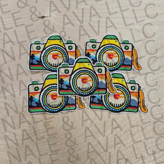 Vintage Camera Hat Patch (1 Patch) - Fashion Accessory