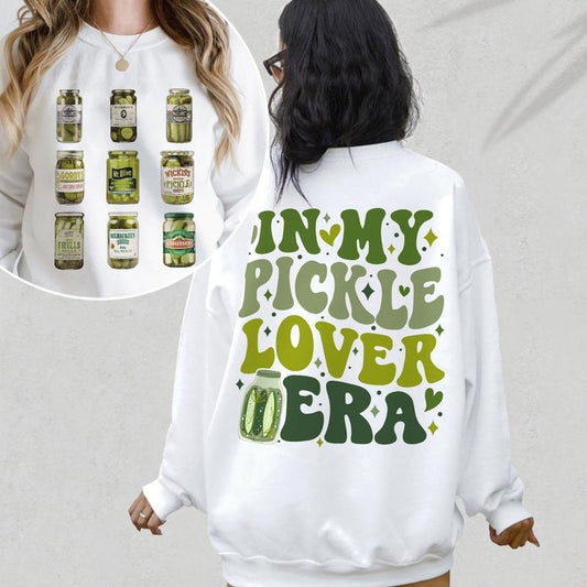 Vintage Canned Pickles Sweatshirt, In My Pickle Lover Era Sweatshirt, Canning Season Sweater, Pickle Lovers Crewneck, Pickle Jar Crewneck