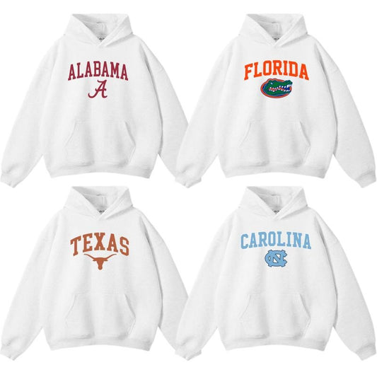 Vintage College NCAA Hoodie, Vintage Hoodie All Teams NCAA, Classic Sport Hoodie, Gifts For Sport Stretch