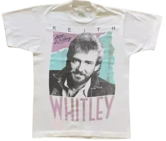 Vintage Country Music Keith Whitley T-Shirt Casual Cotton