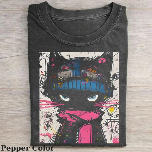 Vintage Cute Cat T-shirt, Cat T-shirt, Cute Cat Shirt, Love Cat Tshirt, Meme Cringe Funny Dumb Shirts, Unisex Shirt Menswear Womenswear Streetwear