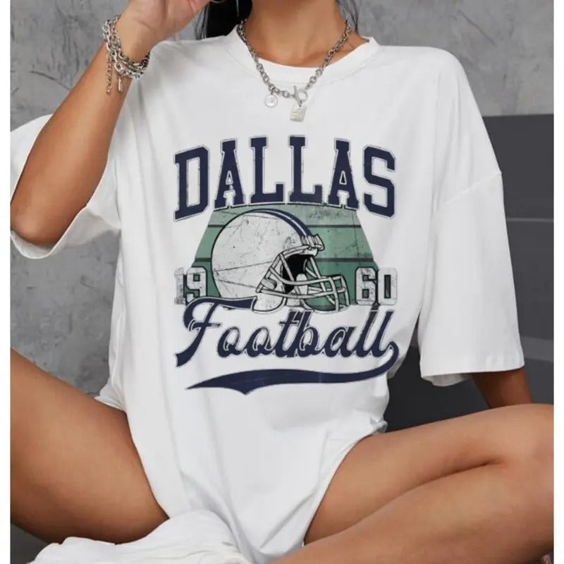 Vintage Dallas City Football T-shirt, Dallas City Football Sweatshirt, Women And Men Dallas City Shirt, Shirt For Fan