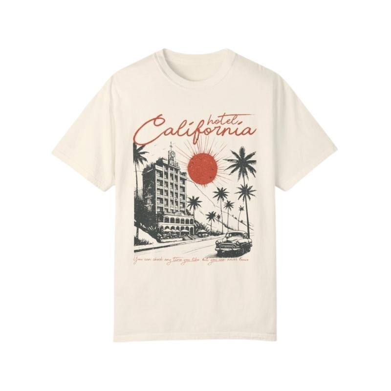 Vintage Design Band Shirt, Hotel California Sweatshirt, Rockn Roll Music Hoodie, Gift For Music Lover