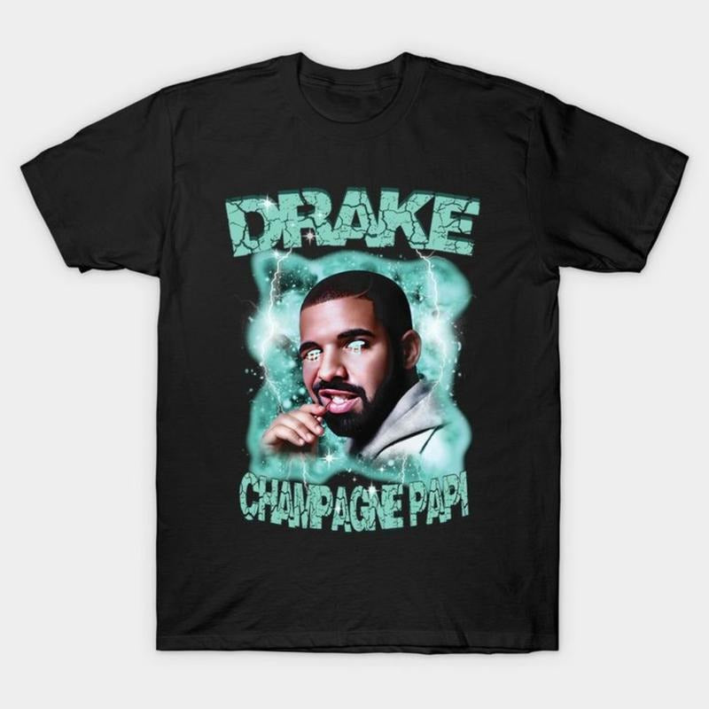 Vintage Drake Champaign Papi T-Shirt, Rap Music Shirt, Drake Hip Hop Tee, Rap Album Cover T-Shirt, Album Cover Tee Top Menswear Womenwear