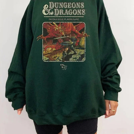 Vintage Dungeons & Dragons 1974 shirt, DnD shirt, Dungeon Master shirt Womenswear Hoodie Sweatshirt | WearSparks.com
