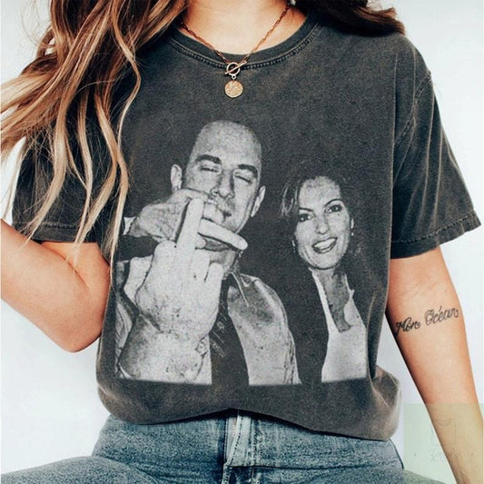 Vintage Elliot Stabler And Olivia Benson Shirt, Elliot and Olivia Shirt, Elliot and Olivia Sweatshirt, Law and Order SVU Tee