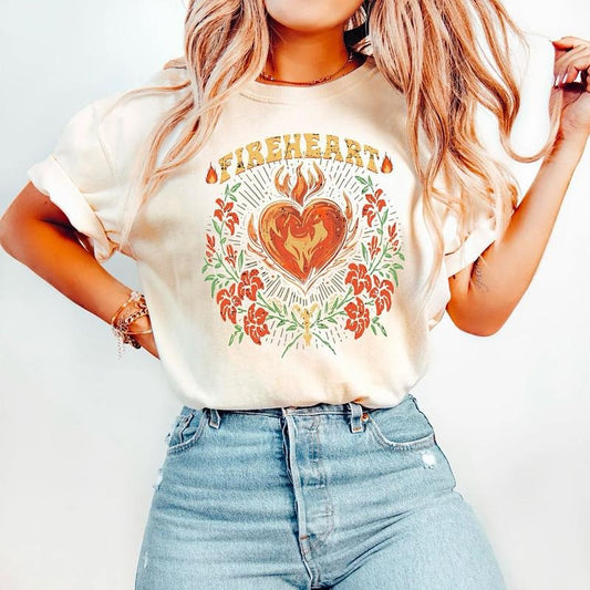 Vintage Fire-Heart Shirt, To Whatever End T-shirt, SJM Quotes Sweatshirt, Throne of Glass Shirt, SJM Merch, You Do Not Yield T-shirt