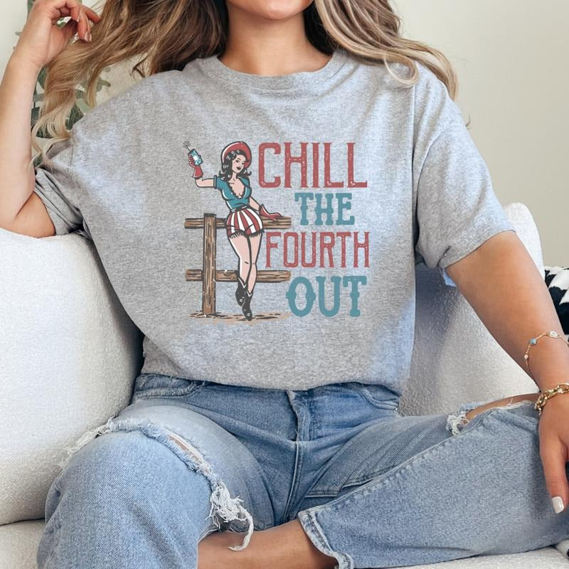 Vintage Funny 4th of July Shirts, Chill the 4th Out Shirt, Independence Day, July 4th Group Matching Shirts