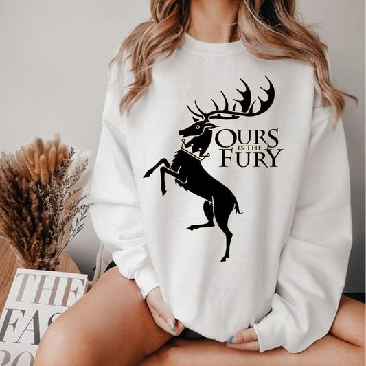 Vintage Game of Throne Shirt, Retro Baratheon House Sweatshirt, Bookish Tee Shirt, Fantasic Reading Book Shirt, Gift For Bookworms