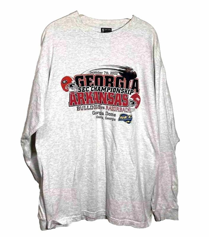 Vintage Georgia Bulldogs 2002 Sec Championship Unisex T-shirt Sweatshirt Hoodie