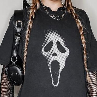 Vintage Ghost Face Shirt | Scream Movie Shirt | Horrow Halloween Shirt | Halloween Scaarry Movie Shirt | Halloween Party