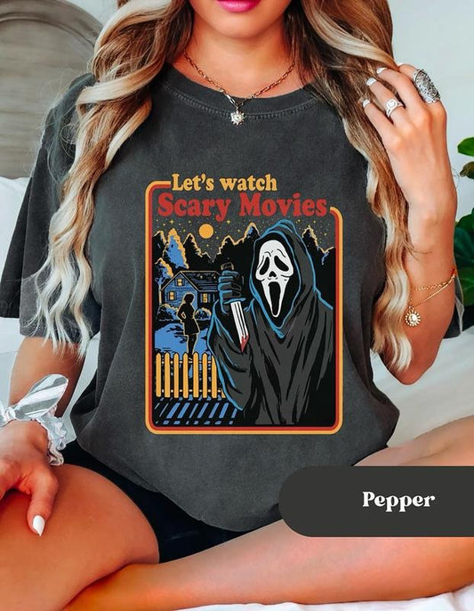 Vintage Ghostface Shirt, Do You Like Scary Movie Shirt, Retro Halloween Sweatshirt, Scream Shirt, 90s Horror Movie Shirt, Halloween Vibes Sweatshirt