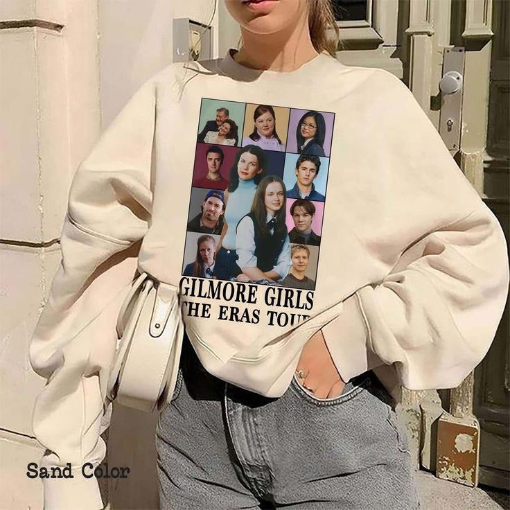 Vintage Gilmore Girls Eras Crewneck, Stars Hollow TV Show Fans Gift