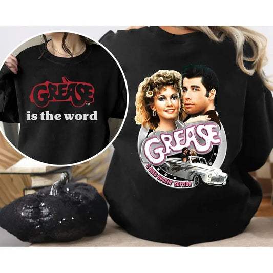 Vintage Grease is the word Sweater, Iconic Movie Grease 1978 Moment Shirt, Olivia Newton John Sweater, Old School Movie Sweatshirt