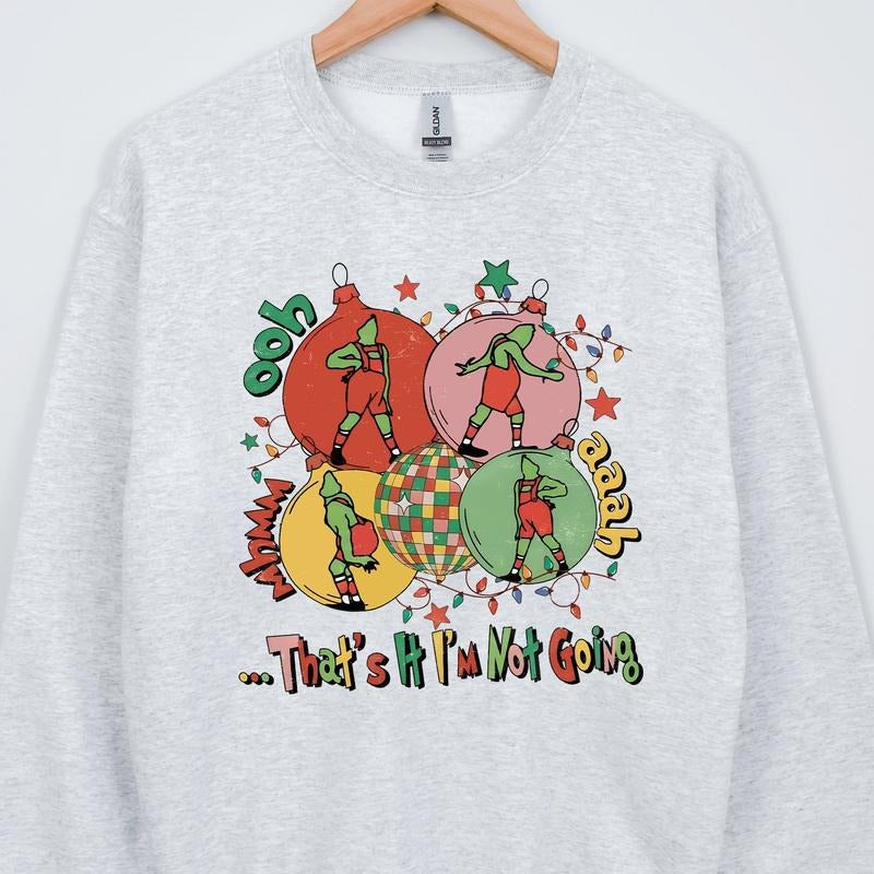 Vintage Grinch Christmas Oohh Aahh Crewneck Sweatshirt, Hoodie, T-shirt