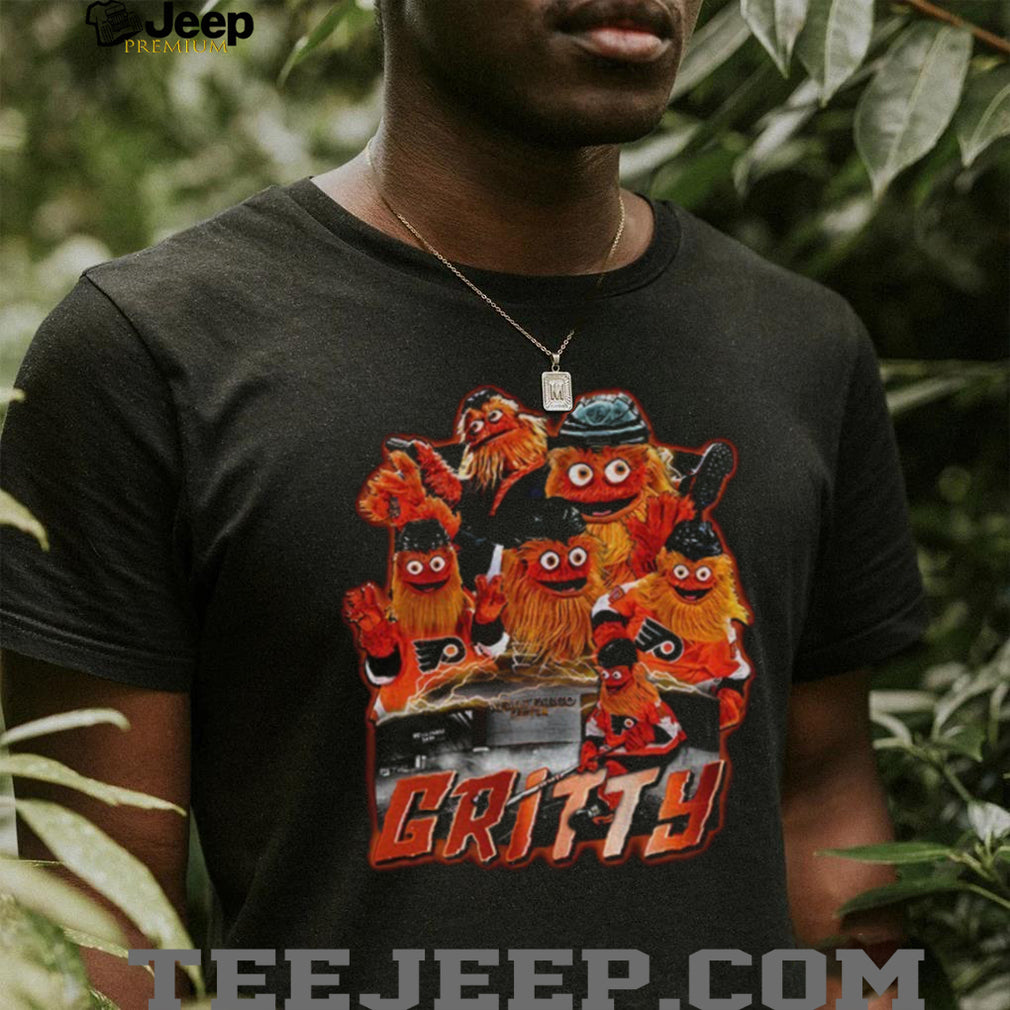 Vintage Gritty Philadelphia Flyers Hockey Mascot 90s Bootleg Style T Shirt