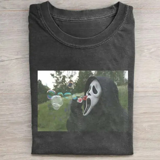 Vintage Halloween Graphic T-shirt, Ghost Face Funny Tee, Horror Movie Shirt, Horror Character, Funny Halloween Shirt, Unisex T-Shirt