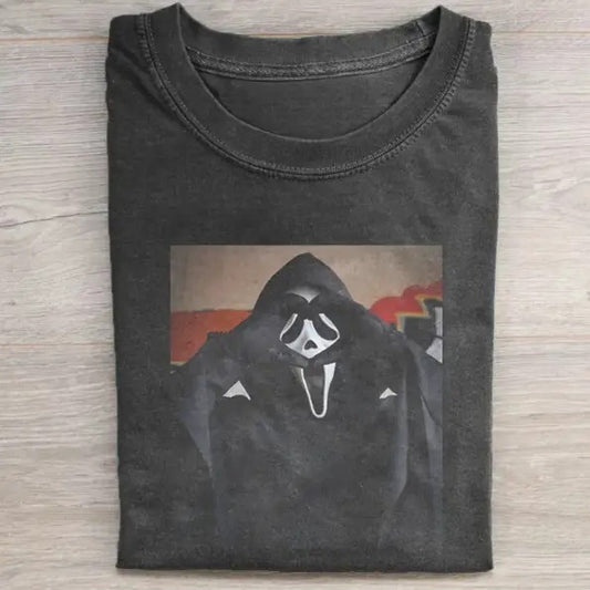 Vintage Halloween Graphic T-shirt, Ghost Face Heart Tee, Horror Movie Shirt, Horror Character, Funny Halloween Shirt, Unisex T-Shirtstyle{n002}2