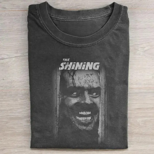 Vintage Halloween Graphic T-shirt, Jack Torrance Tee, The Shining Shirt, Horror Movie Shirt, Horror Character, Funny Halloween Shirt, Unisex T-Shirt, Gift For Men Women