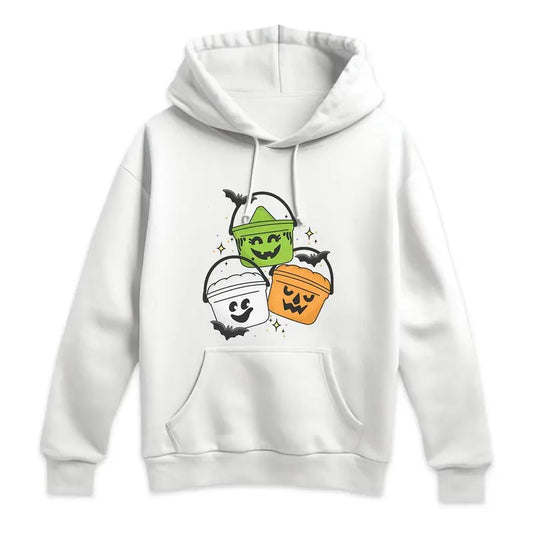 Vintage Halloween Happy Meal Bucket Shirt Cute 90s Cotton Hoodie
