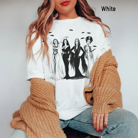 Vintage Halloween Shirt, Comfort Colors, Halloween Friends Tee, Fall Shirts for Women, Spooky Season, , Halloween Gift for Her