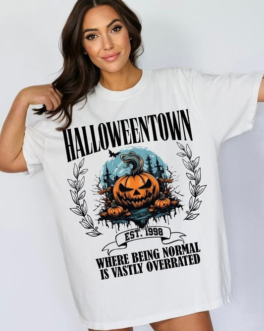 Vintage Halloweentown 1998 Shirt, Vastly Overrated Shirt , Halloween Shirt , Retro Halloween T-Shirt, Halloween Pumpkin, , Halloween Graphic Tee