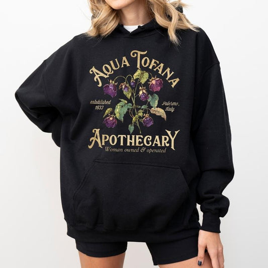 Vintage Herb Aqua Tofana Apothecary Hoodie, Witchy Feminist Pullover, Women's Rights Hooides, My Body My Choice Sweatshirt, Equal Rights Womenswear