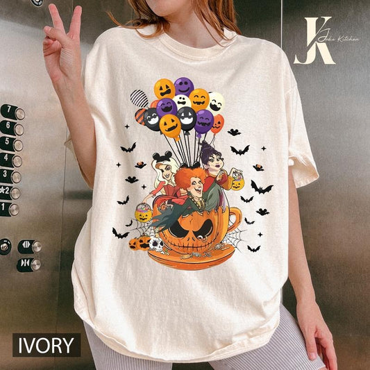 Vintage Hocus Pocus Shirt, Vintage Sanderson Sisters Sweater, 90s Halloween Shirt, Retro Halloween Sweatshirt, Spooky Season Shirt, Fall Vibes T-Shirt, Witches Sweater