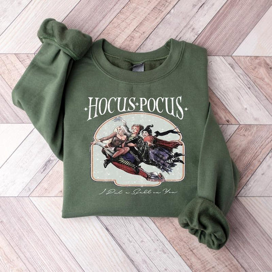 Vintage Hocus Pocus Sweatshirt, Hocus Pocus Comfort Colors Shirt, Sanderson Sisters Sweatshirt, Halloween Party Shirt, Cute Halloween Outfit