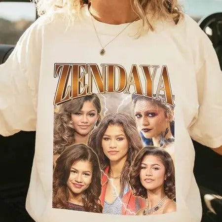 Vintage Homage Zendaya T-Shirt | Euphoria Movie Shirt | Dune Shirt | Chani Dune Shirt | Vinatage Zendaya Bootleg Tee